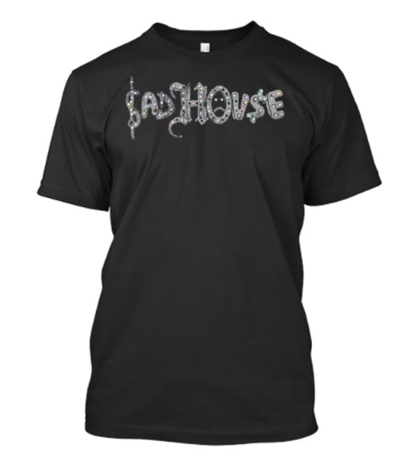 Sad Boyz Sad House Rhinestone Aesthetic T-Shirt