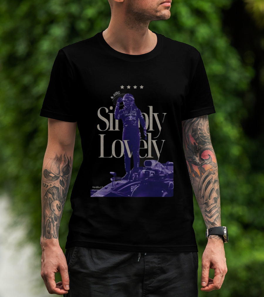 Simply Lovely Max Verstappen Red Bull Racing Formula 1 WDC 2024 T-Shirt