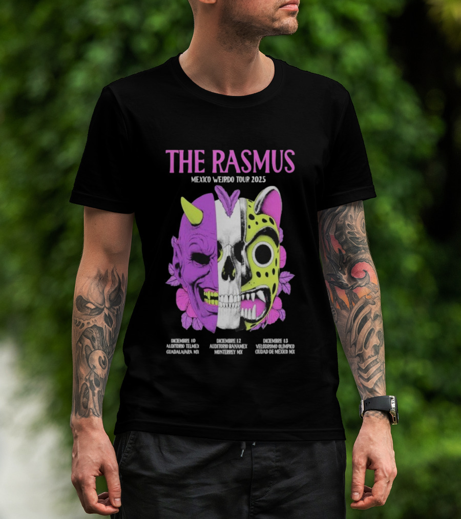 The Rasmus Mexico Weird Tour 2025 Auditorio Telmex Guadalajara Dec 10 T-Shirt
