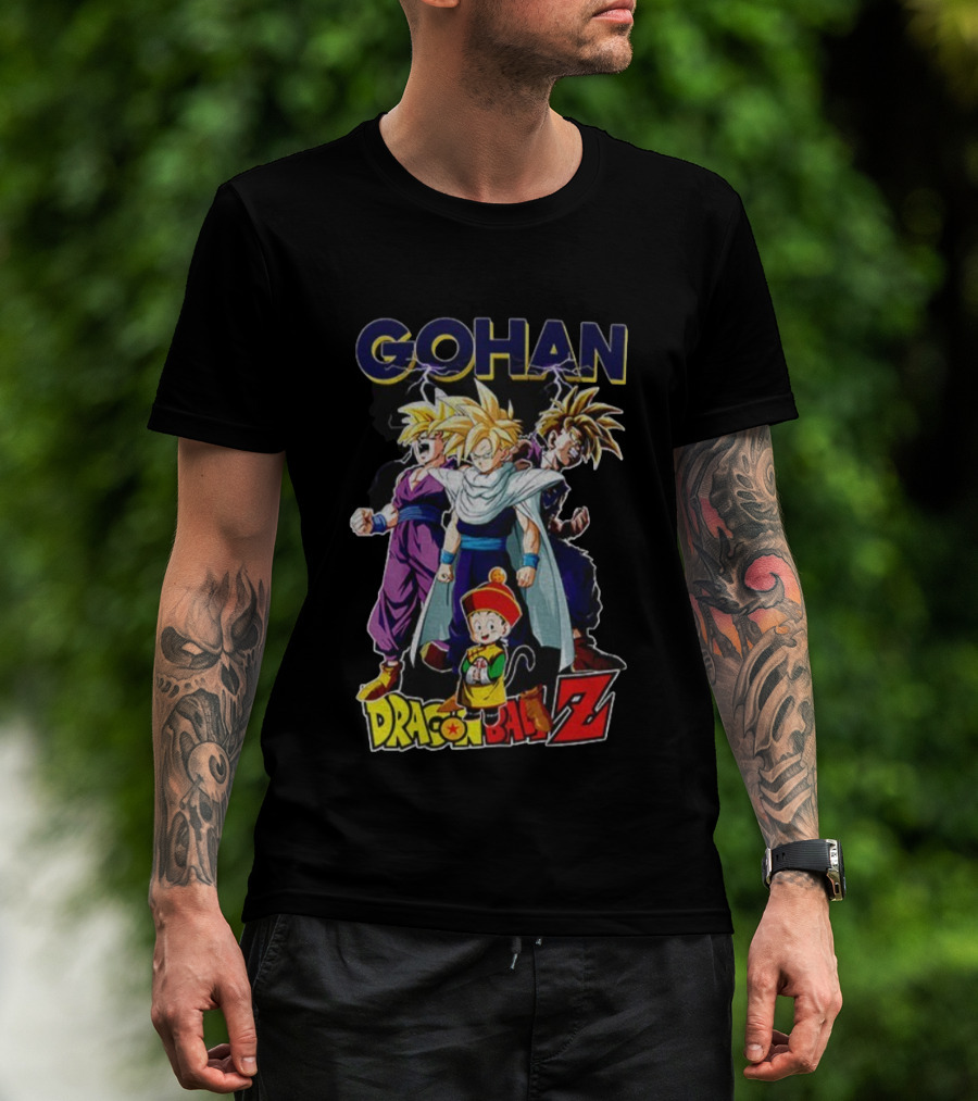 Gohan Dragon Ball Z Super Saiyan Anime Classic Characters T-Shirt