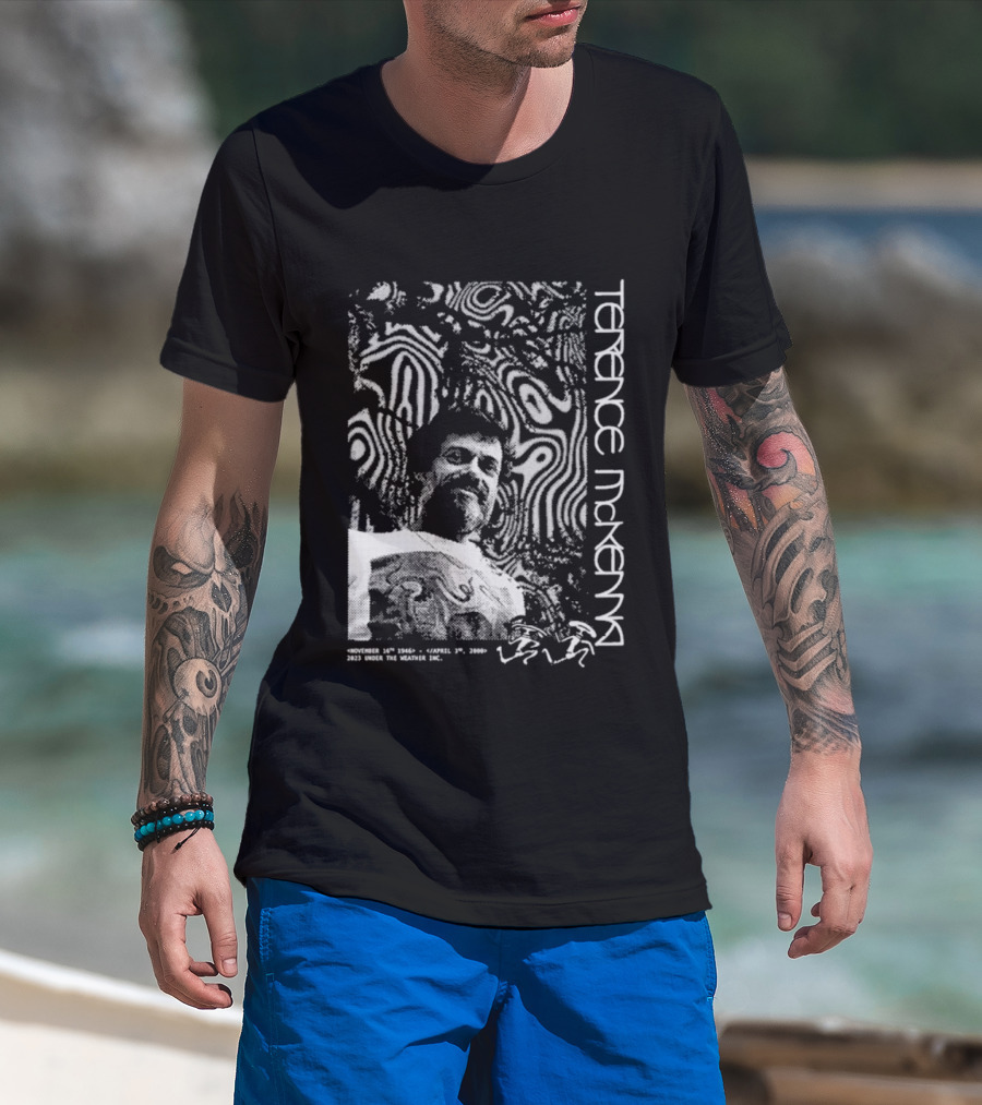Terence Mckenna Psychedelic Influence Elements T-Shirt