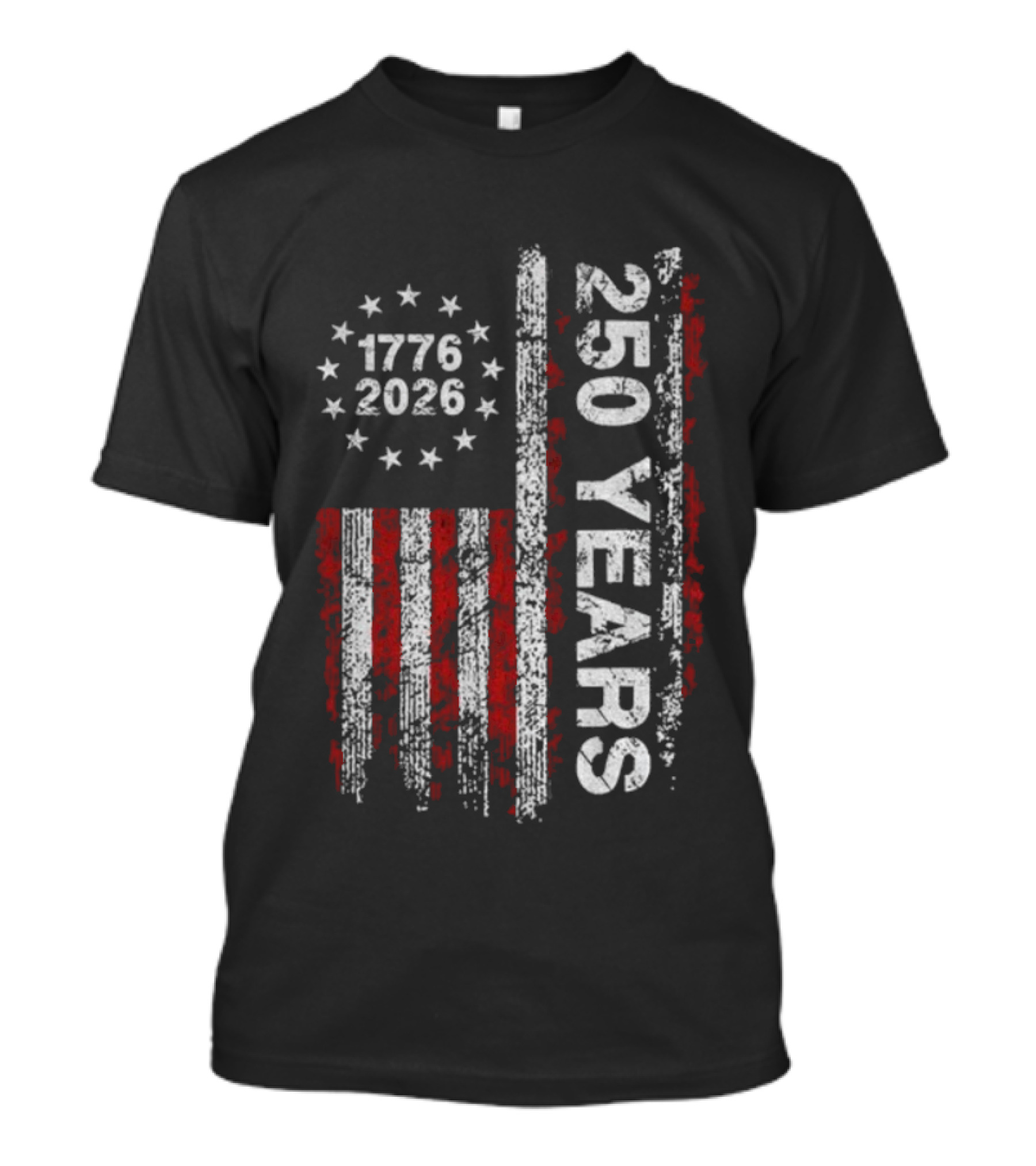 USA 250 Years 1776 2026 We The People Flag Celebration T-Shirt