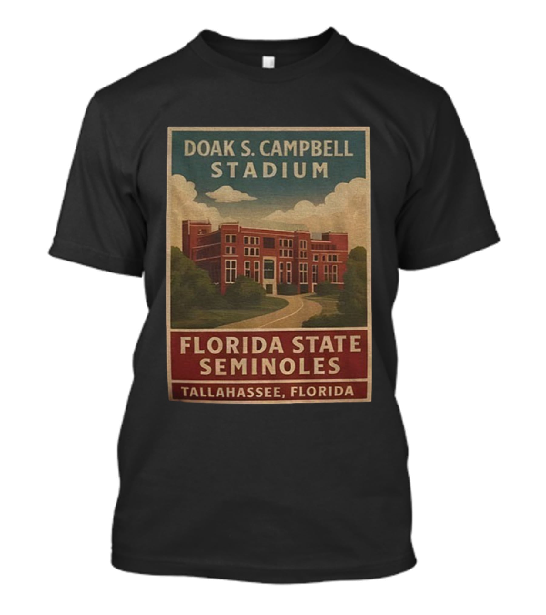 Doak S Campbell Stadium Florida State Seminoles Tallahassee Florida T-Shirt