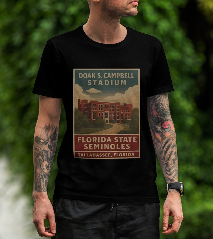 Doak S Campbell Stadium Florida State Seminoles Tallahassee Florida T-Shirt