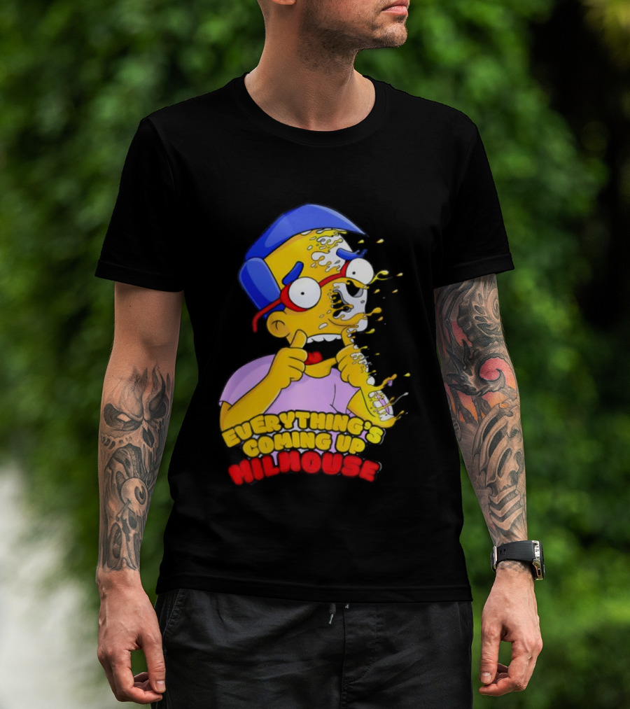 The Simpsons Everything's Coming Up Milhouse Melting Character T-Shirt