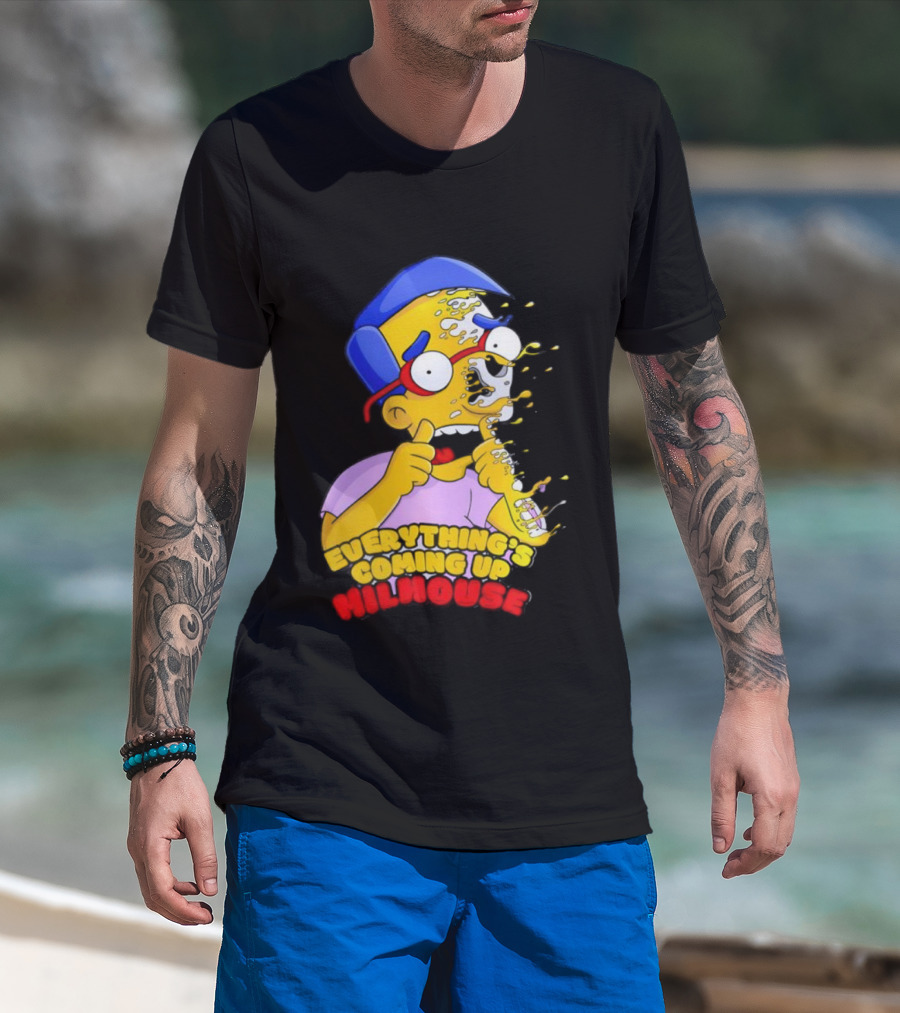 The Simpsons Everything's Coming Up Milhouse Melting Character T-Shirt