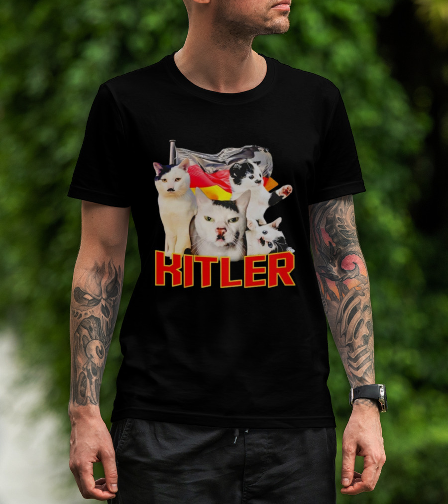Kitler Cat Meme German Flag Humor T-Shirt