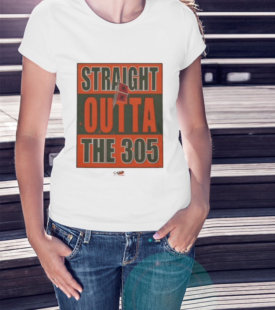 Straight Outta The 305 Miami Hurricanes T-Shirt