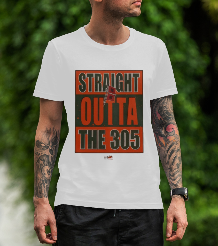Straight Outta The 305 Miami Hurricanes T-Shirt