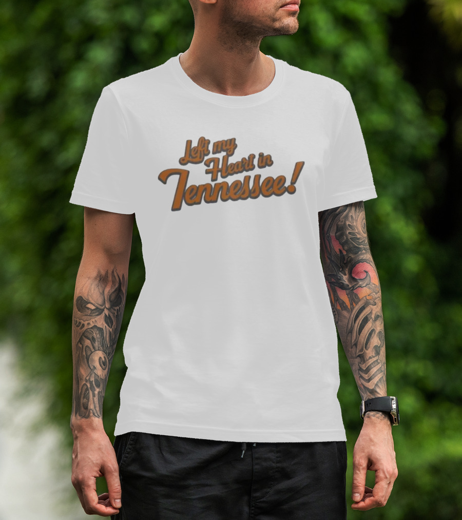 Left My Heart In Tennessee! Vintage Style Nostalgia T-Shirt