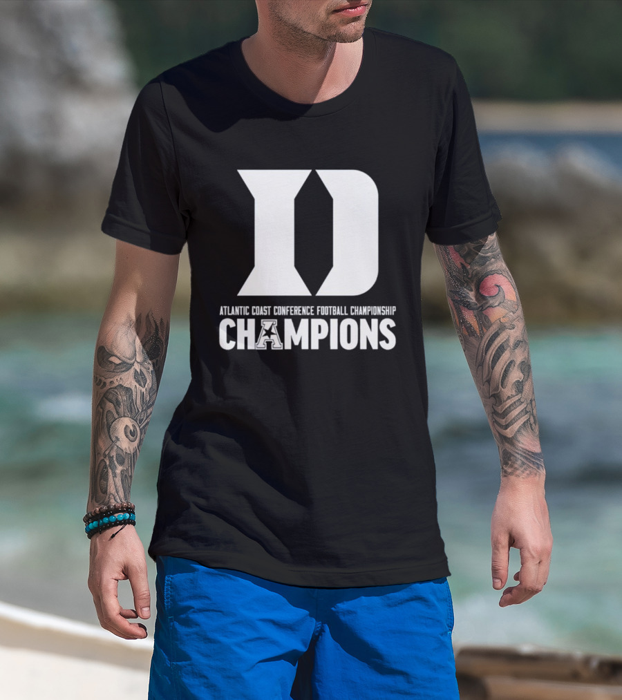 Duke Blue Devils Atlantic Coast Conference Football Champions T-Shirt