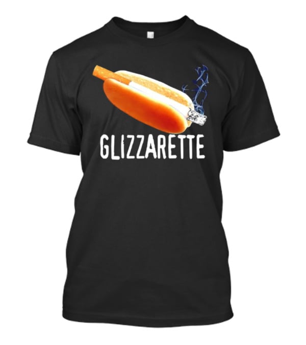 Glizzarette Hot Dog Cigarette Fusion Humor Novelty T-Shirt