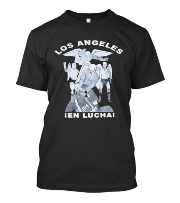 Los Angeles Lucha Libre Wrestlers Angel Wings ¡En Lucha! T-Shirt