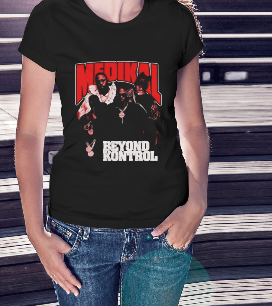 Medikal Beyond Kontrol Ghanaian Rapper Group Portrait T-Shirt