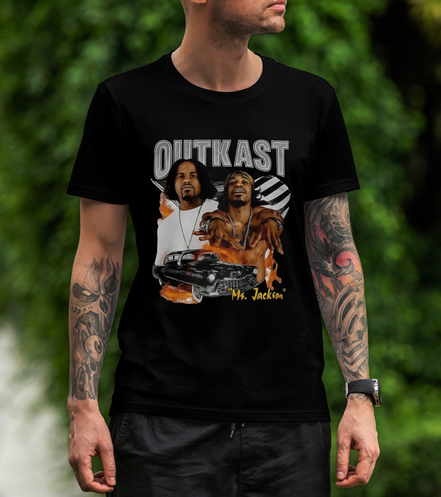 Outkast Ms. Jackson Classic Car Music Icon Tribute T-Shirt