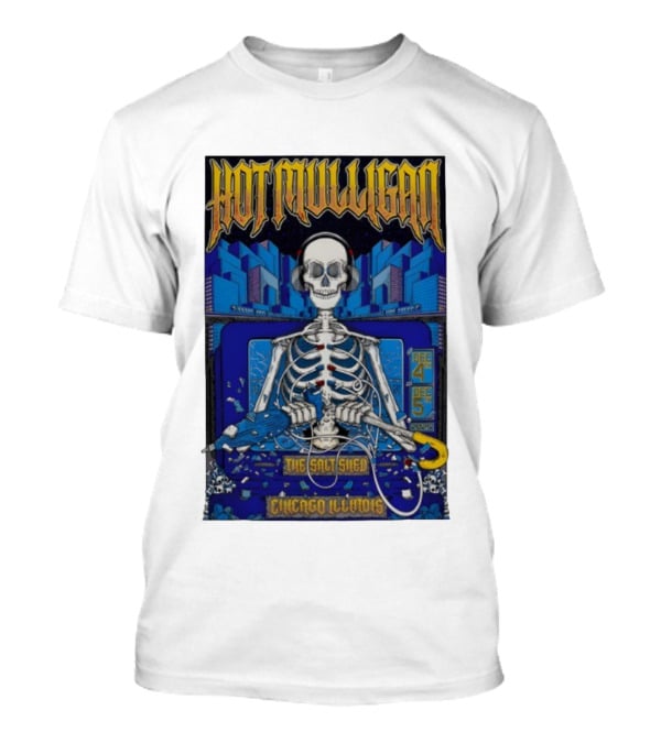 Hot Mulligan Skeleton Concert Salt Shed Chicago IL Dec 4-5 2025 T-Shirt