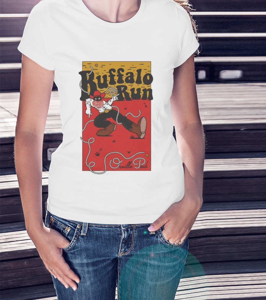 Buffalo Run Orville Peck Rope Cowboy Red Hat Boots T-Shirt