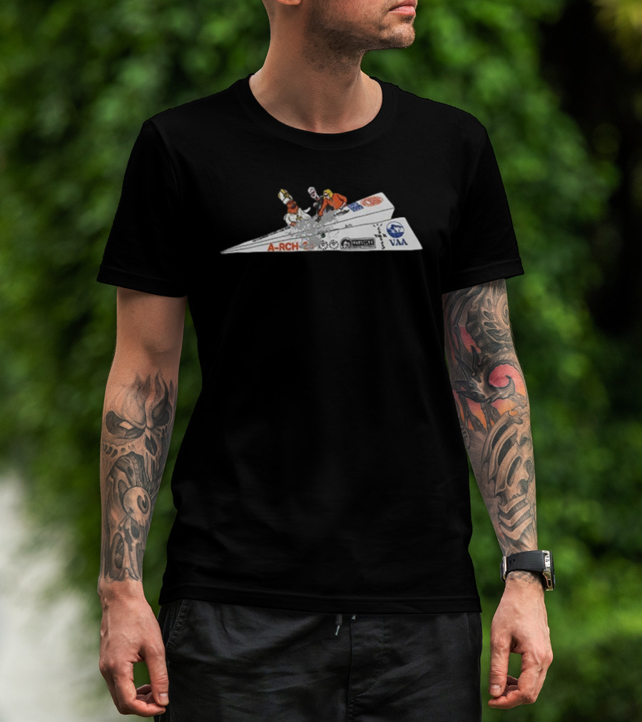 Cactus Jack Virgil Abloh Flight Plane A-RCH 2 VAA Nike Creative Collaboration T-Shirt