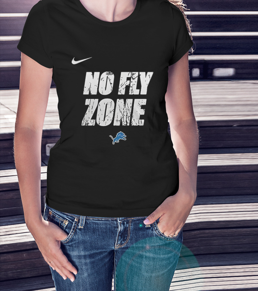 Nike Detroit Lions No Fly Zone Dan Campbell T-Shirt