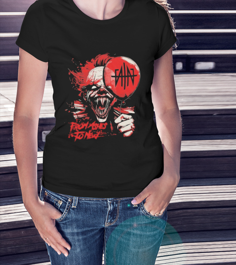 From Ashes To New Pennywise Balloon Fan Art T-Shirt