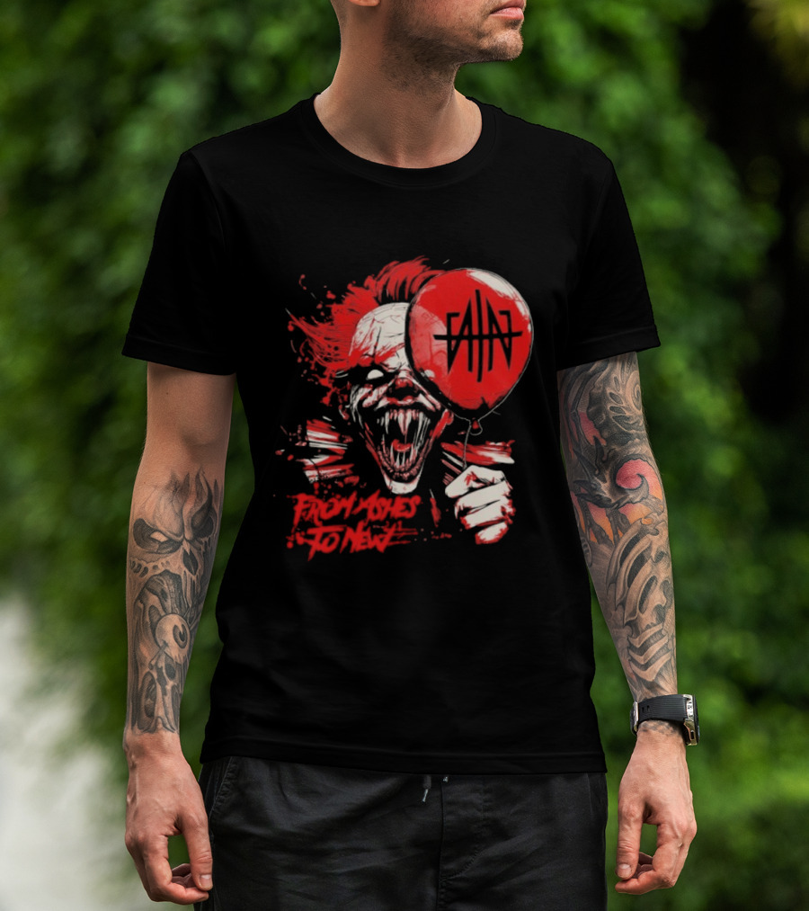 From Ashes To New Pennywise Balloon Fan Art T-Shirt