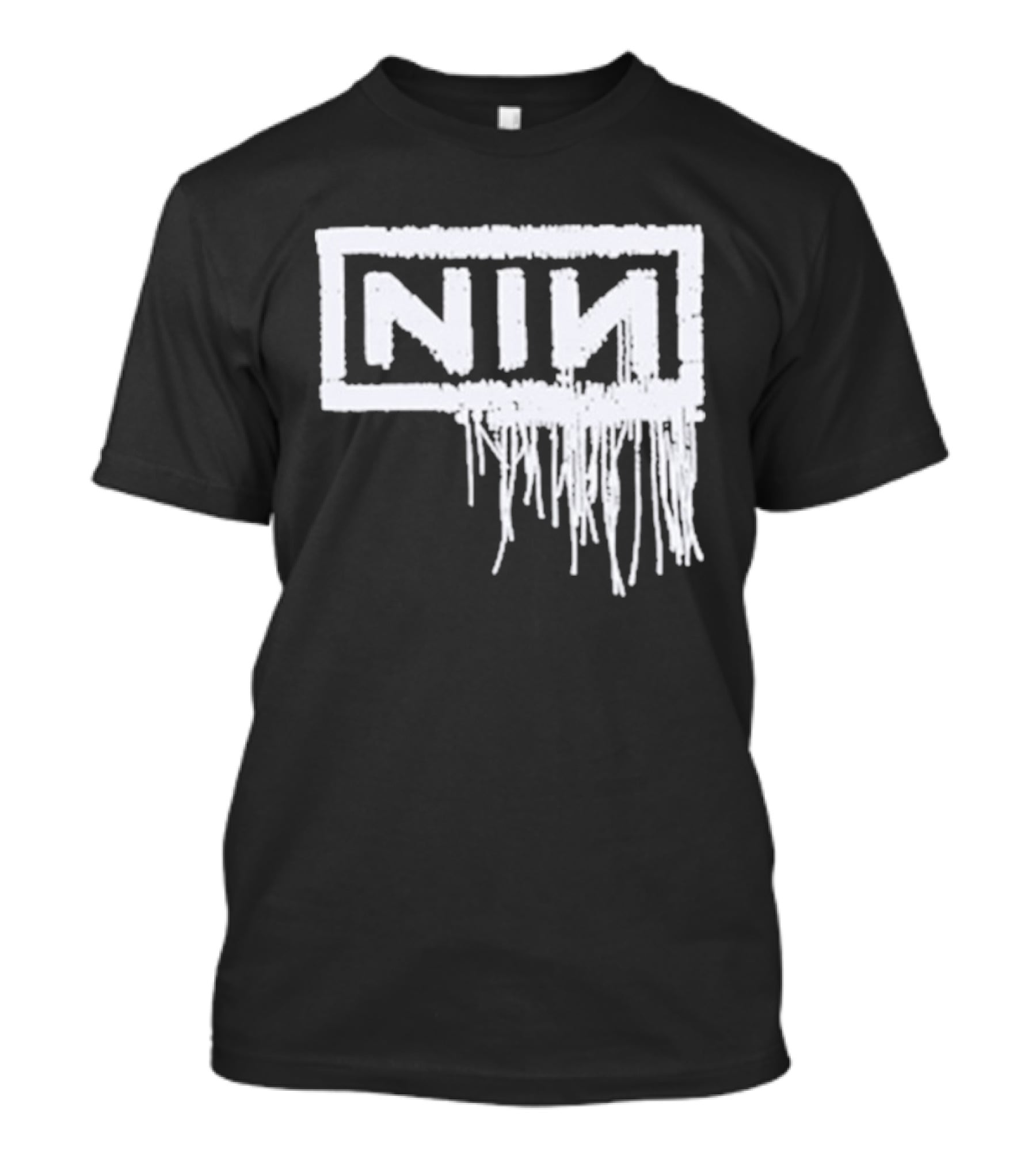 Nine Inch Nails NIN With Teeth Dripping Logo 20th Anniversary T-Shirt