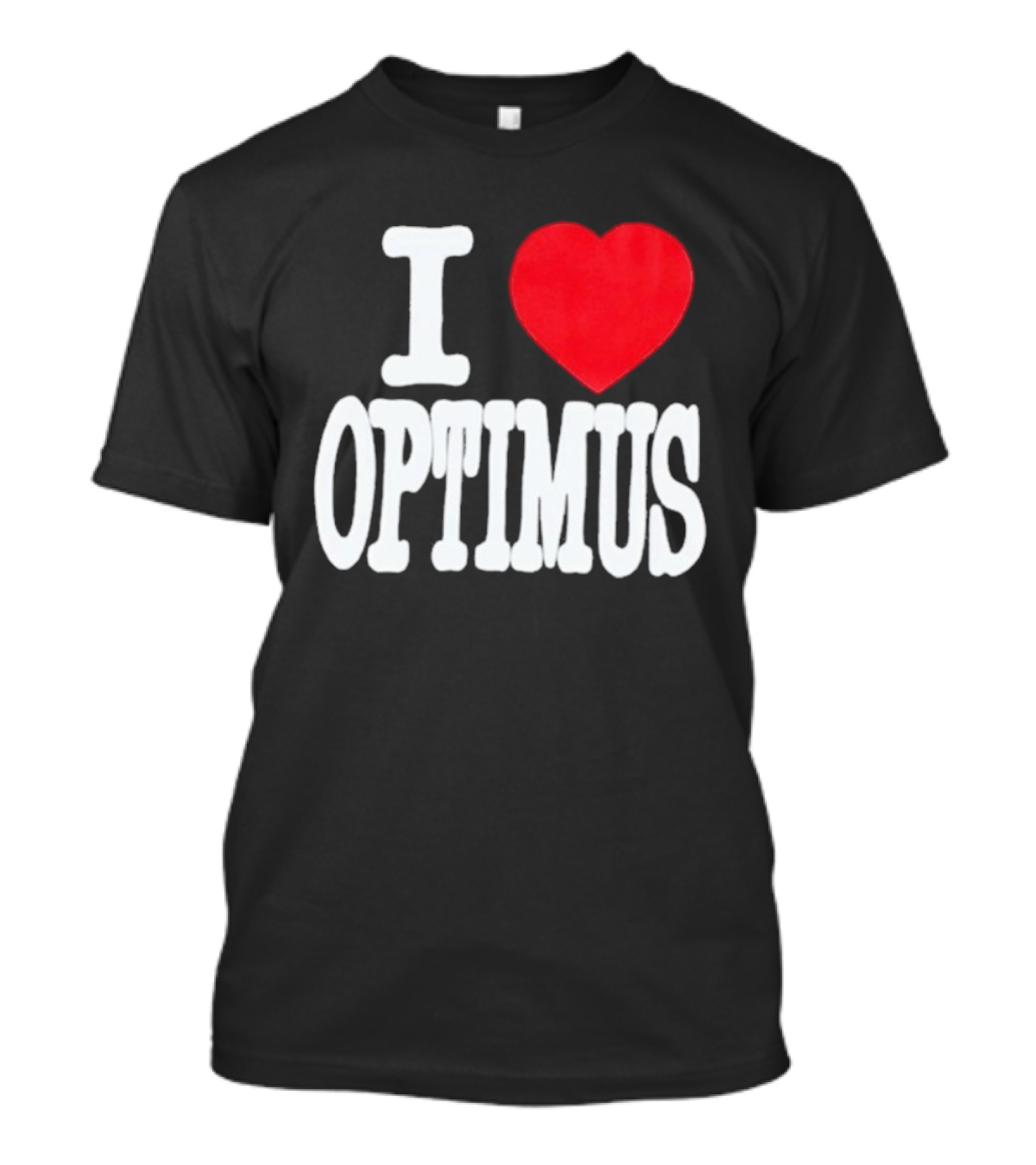 I Heart Optimus Bold Statement T-Shirt