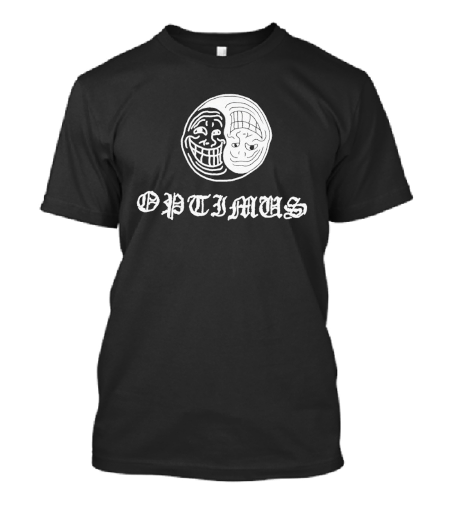 OPTIMUS Yin Yang Trollface T-Shirt
