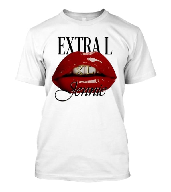 Extral XL Jennie Lips Music Lover T-Shirt
