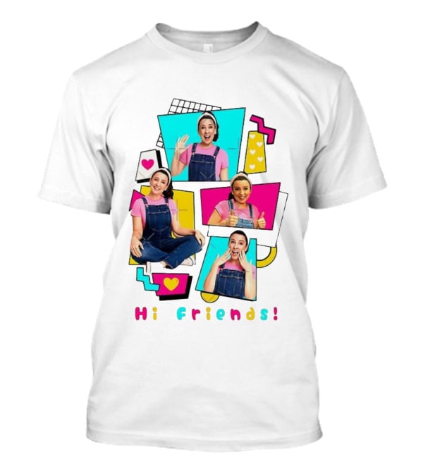 Hi Friends Ms. Rachel 80’s Vibe Retro Style T-Shirt