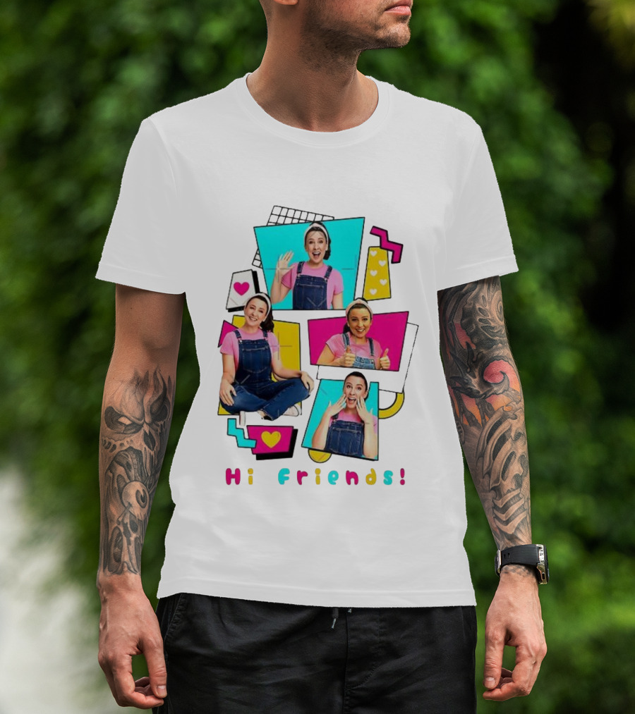 Hi Friends Ms. Rachel 80’s Vibe Retro Style T-Shirt