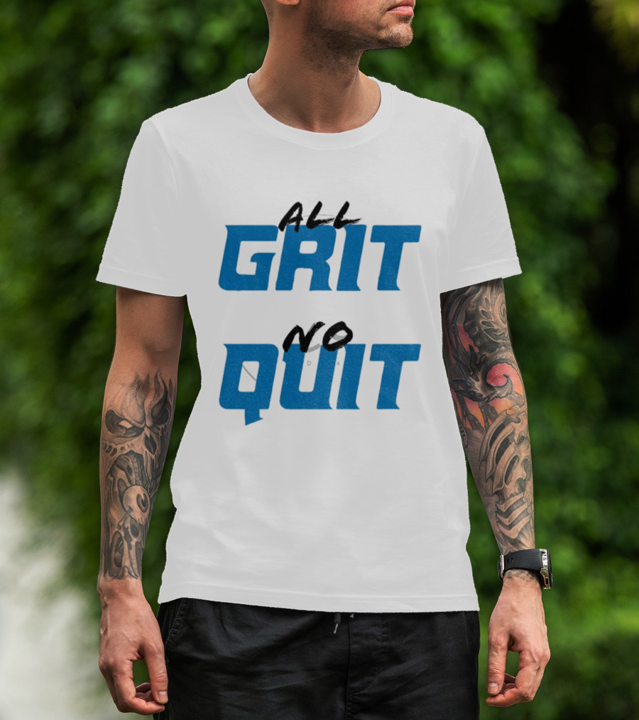 Detroit Lions NFL All Grit No Quit 2025 T-Shirt