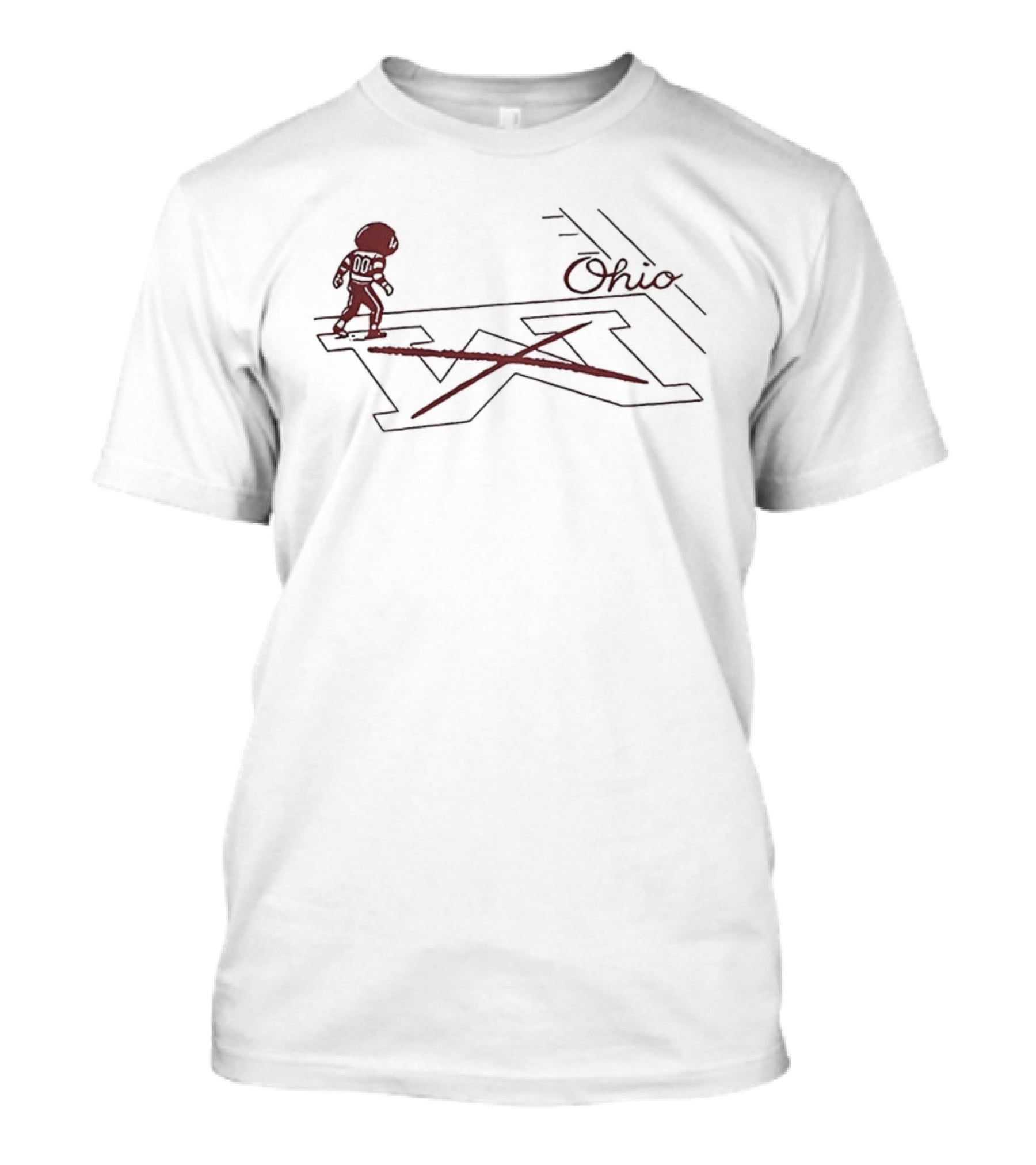 Ohio State Buckeyes Vs Michigan Wolverines Erase The M Ohio Football Rivalry T-Shirt