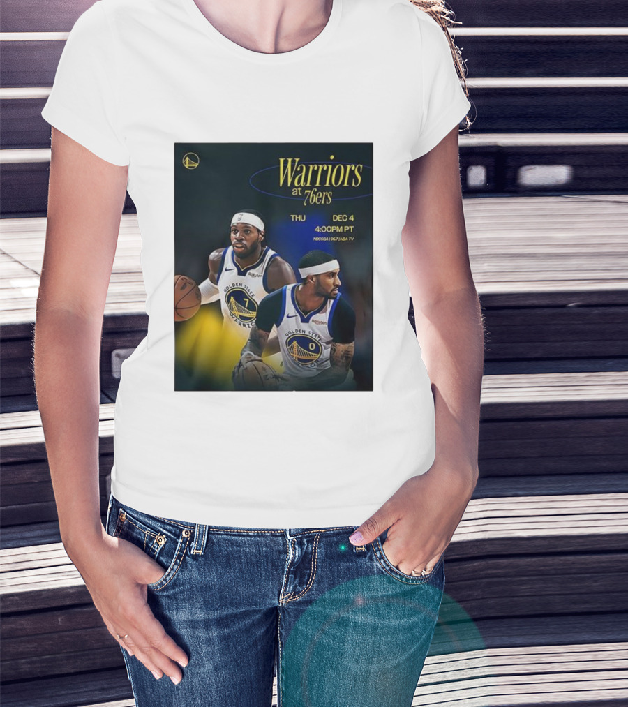 Warriors At 76ers Thu Dec 4 4:00 PM PT NBA TV T-Shirt