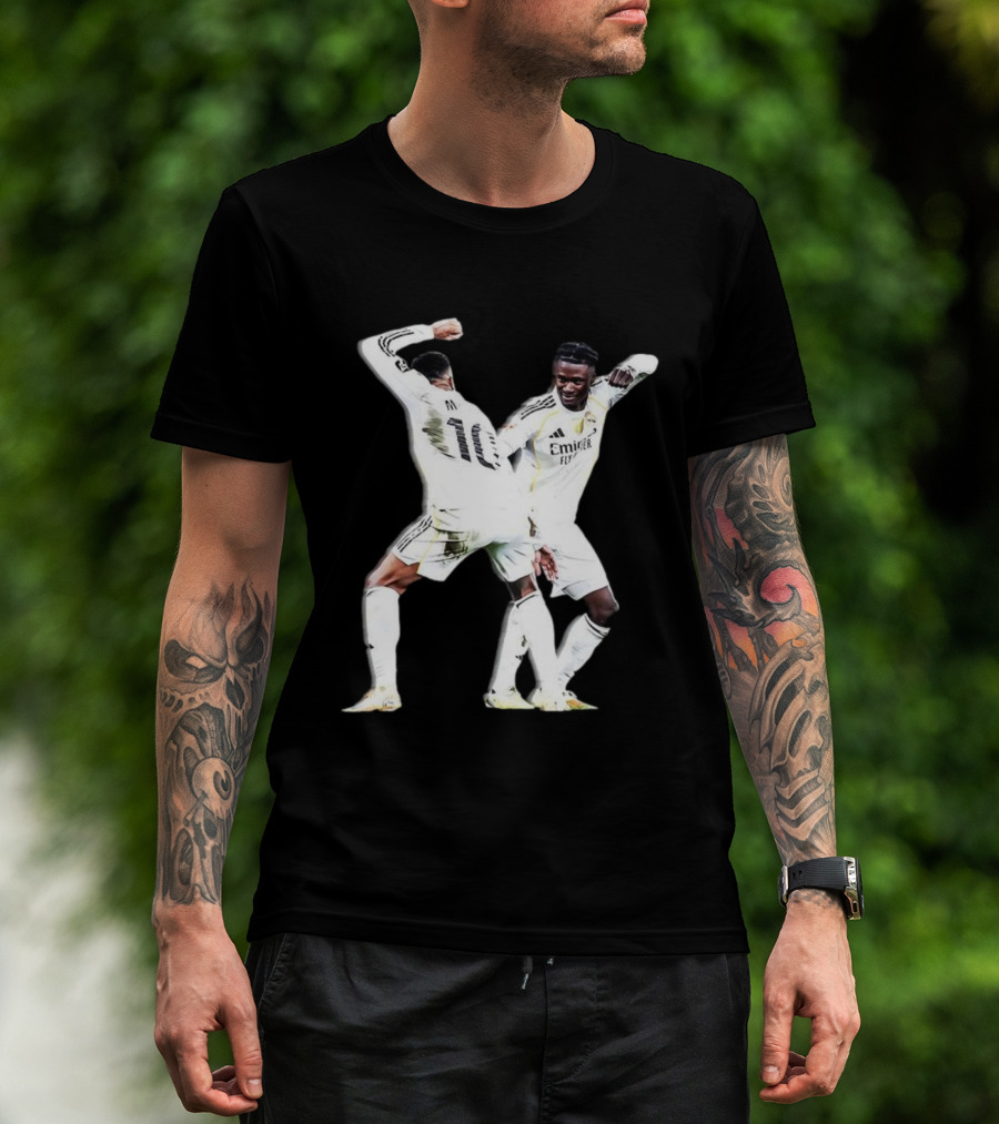 Kylian Mbappé Eduardo Camavinga Real Madrid Celebration T-Shirt