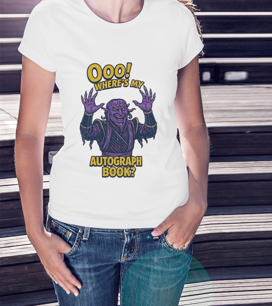 Ivan Ooze Ooo Where's My Autograph Book T-Shirt