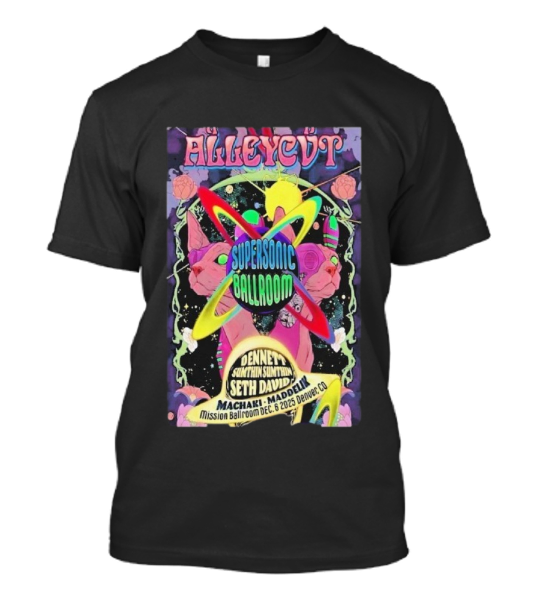ALLEYCVT Supersonic Ballroom December 6 2025 Mission Ballroom Denver CO T-Shirt