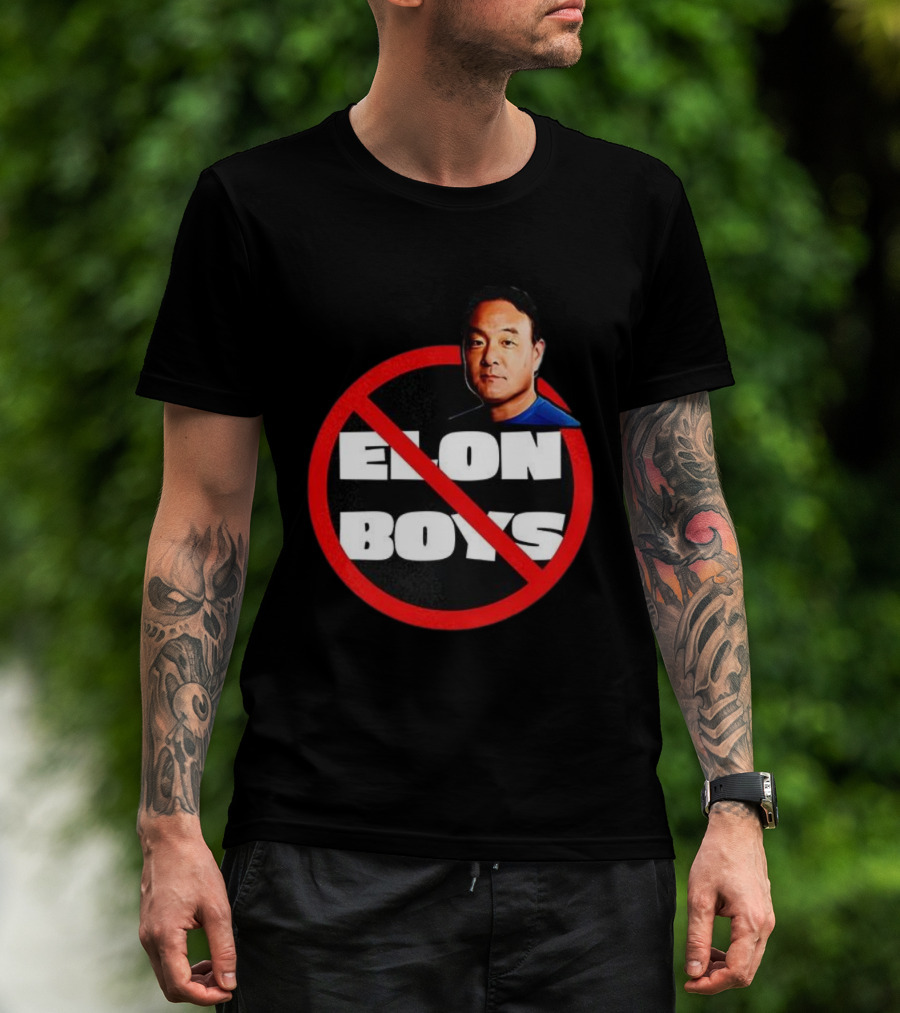 Elon Boys No Symbol Parody With Celebrity Face T-Shirt