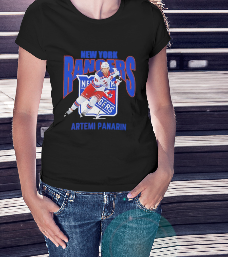 New York Rangers Artemi Panarin Playoffs T-Shirt