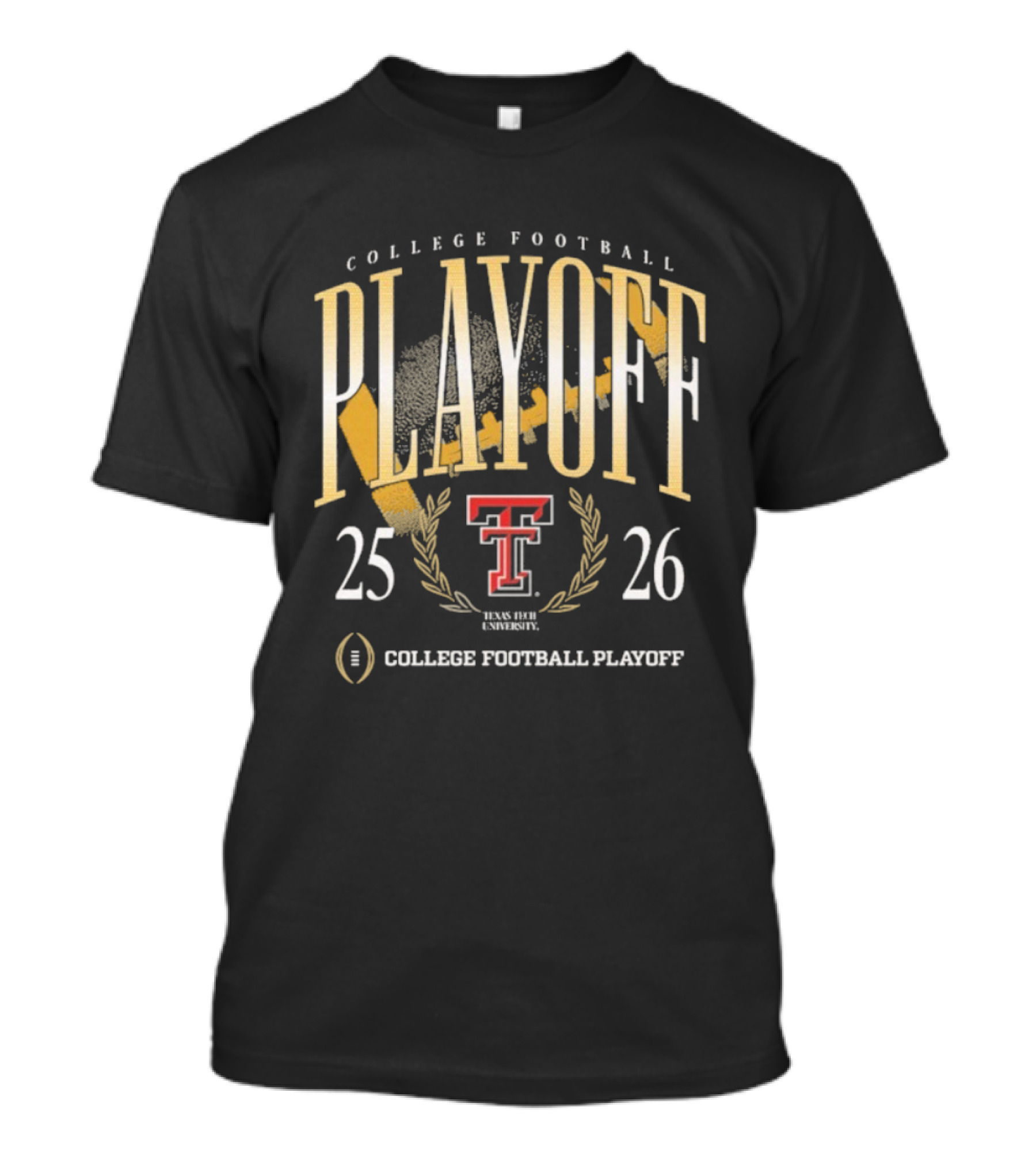 Texas Tech Red Raiders 2025-2026 College Football Playoff Logo Championship Tee T-Shirt