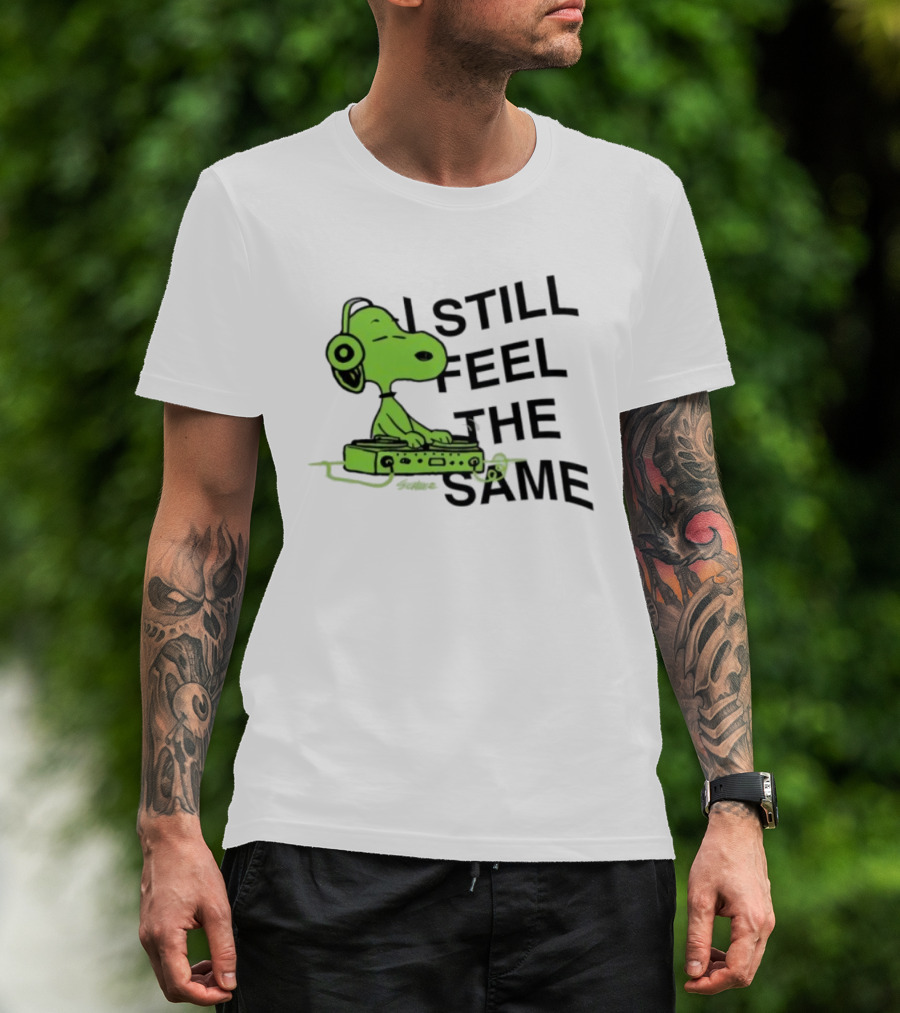 Antisocialsocialclub Merch Assc X Peanuts I Still Feel The Same Dj Snoopy T-Shirt