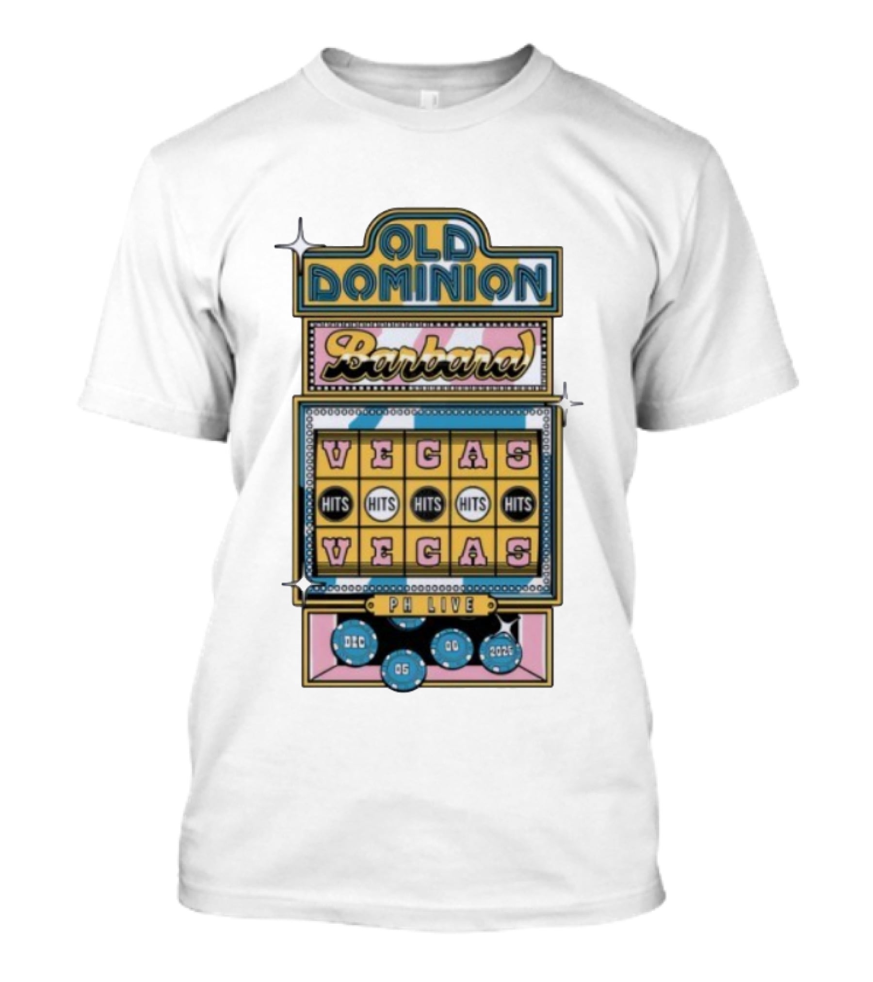 Old Dominion Vegas Slot Machine PH Live Dec 5 2025 T-Shirt