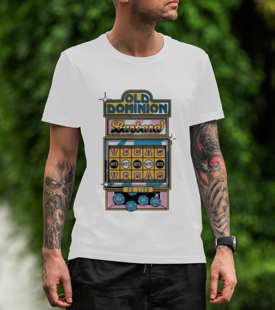 Old Dominion Vegas Slot Machine PH Live Dec 5 2025 T-Shirt