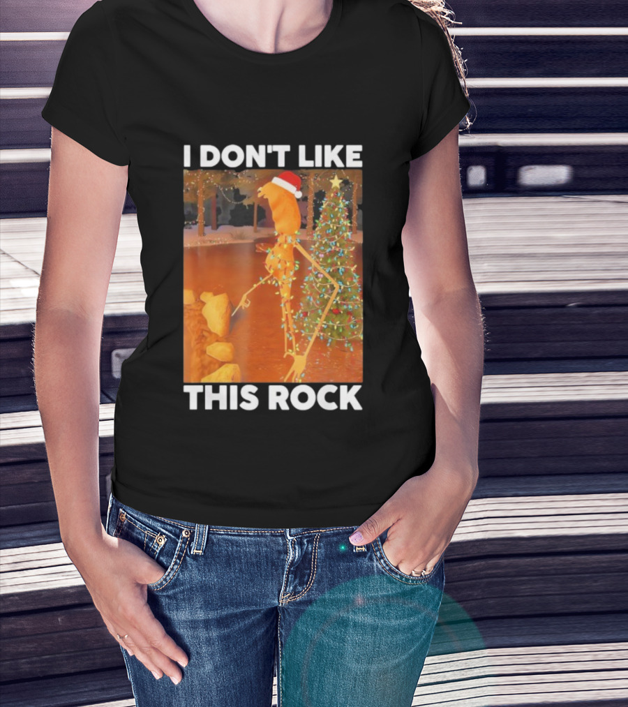 Marcus The Worm Christmas I Don’t Like This Rock T-Shirt