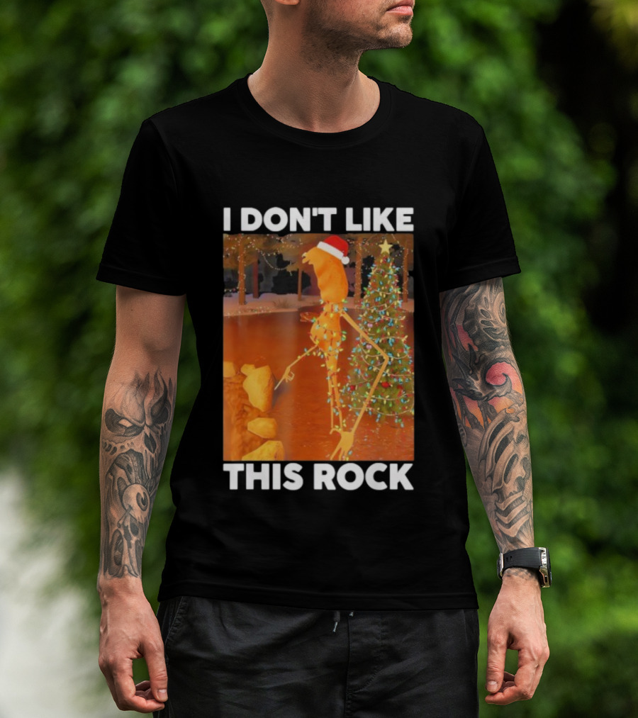 Marcus The Worm Christmas I Don’t Like This Rock T-Shirt