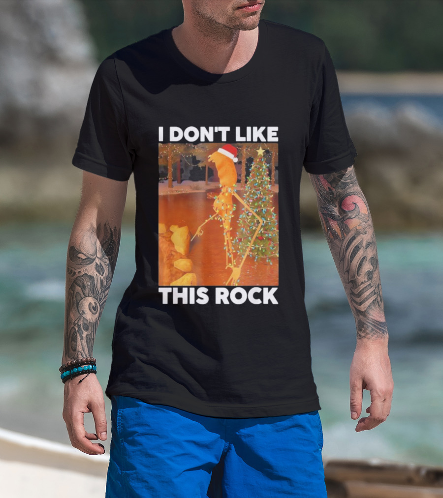 Marcus The Worm Christmas I Don’t Like This Rock T-Shirt