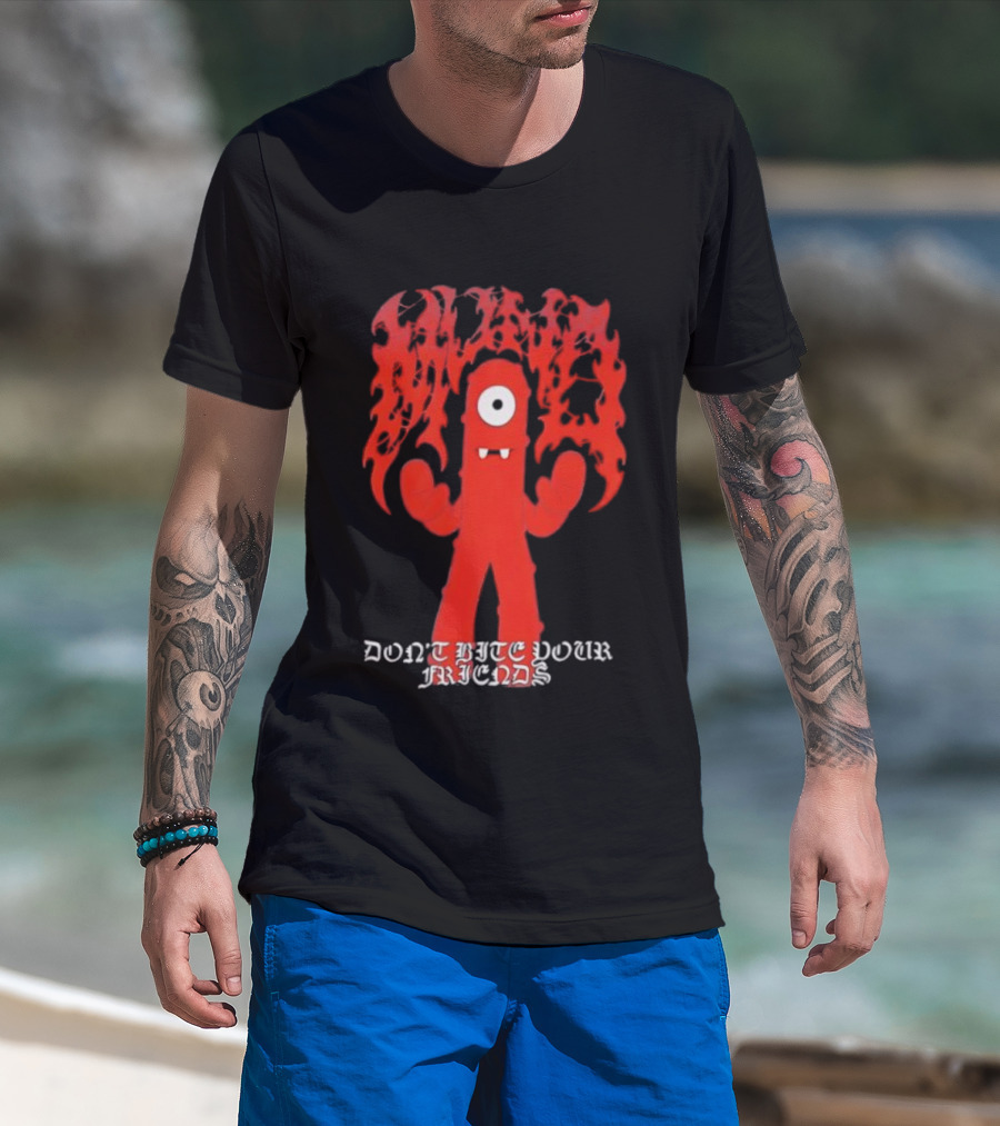 Yo Gabba Gabba Muno Don't Bite Your Friends Metal Classic T-Shirt