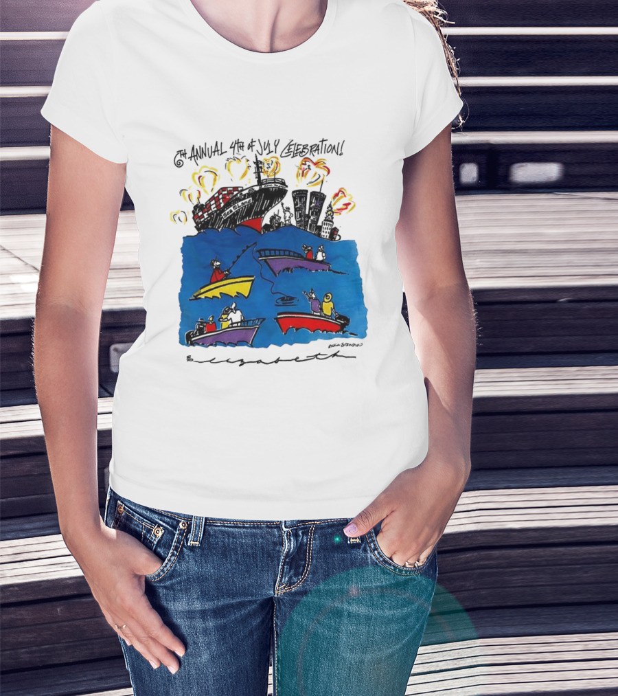 6th Annual 4th Of July Celebration Fireworks And Boating Event T-Shirt