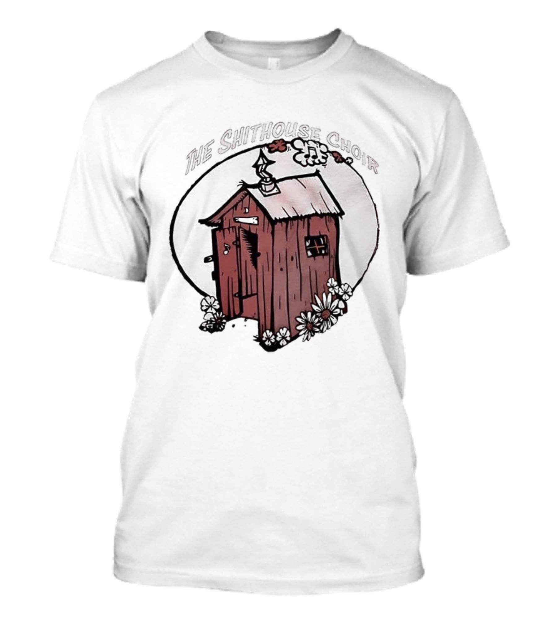The Shithouse Choir Outhouse Rustic Humor T-Shirt