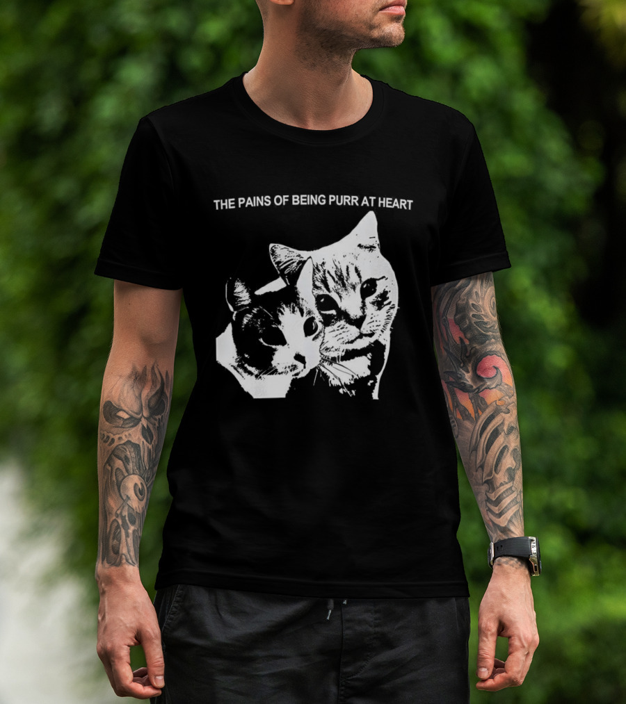 The Pains Of Being Pure At Heart Cat Faces T-Shirt